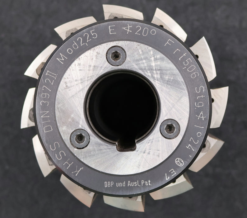 Bild des Artikels FETTE-Zahnrad-Wälzfräser-gear-hob-m=-2,25mm-20°-EGW-Ø102x104xØ32mm-mit-LKN-BPII