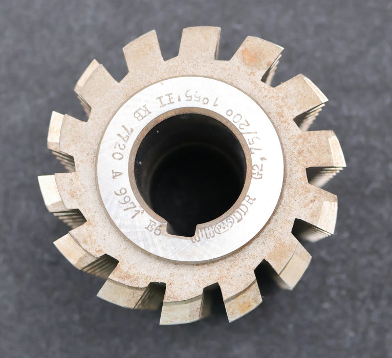 Bild des Artikels PWS-Zahnrad-Wälzfräser-gear-hob-m=-2,75mm-20°-EGW-Ø90x89xØ32mm-LKN-BPII