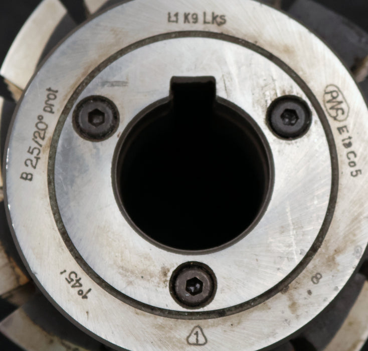 Bild des Artikels PWS-Zahnrad-Wälzfräser-gear-hob-m=-2,5mm-20°-EGW-Ø91x97xØ27mm-mit-LKN