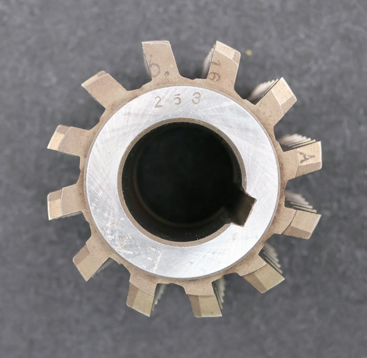 Bild des Artikels PWS-Zahnrad-Wälzfräser-gear-hob-m=-3mm-20°-EGW-Ø79x69xØ32mm-mit-LKN-BPII