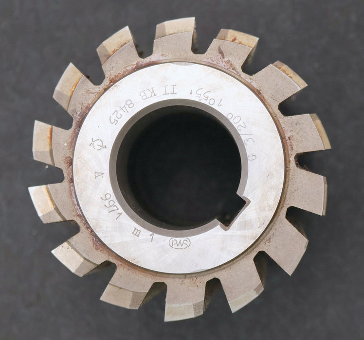 Bild des Artikels PWS-Zahnrad-Wälzfräser-gear-hob-m=-3mm-20°-EGW-Ø100x109xØ40mm-mit-LKN-BPII