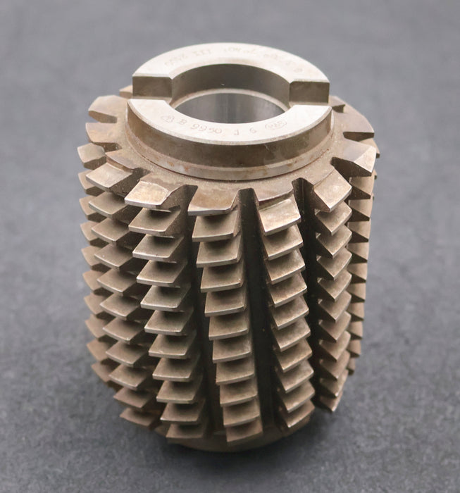 Bild des Artikels PWS-Zahnrad-Wälzfräser-gear-hob-m=-3mm-20°-EGW-Ø100x129xØ40mm-BPIII