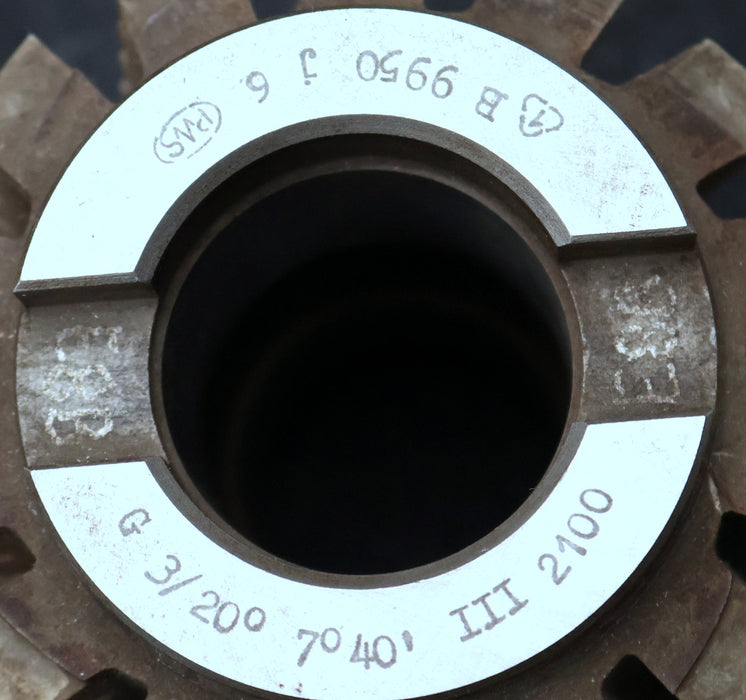Bild des Artikels PWS-Zahnrad-Wälzfräser-gear-hob-m=-3mm-20°-EGW-Ø100x129xØ40mm-BPIII