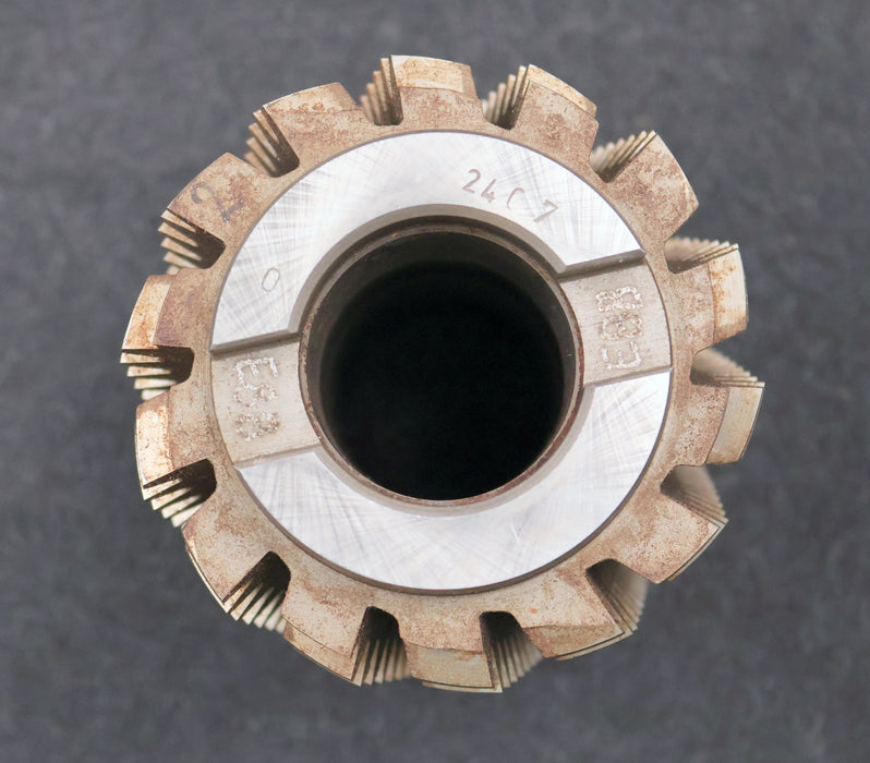 Bild des Artikels PWS-Zahnrad-Wälzfräser-gear-hob-m=-3mm-20°-EGW-Ø100x129xØ40mm-BPIII