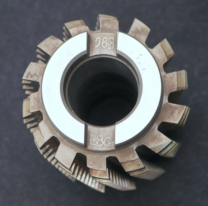 Bild des Artikels PWS-Zahnrad-Wälzfräser-gear-hob-m=-3mm-20°-EGW-Ø100x129xØ40mm-BPIII-4gg.-Re