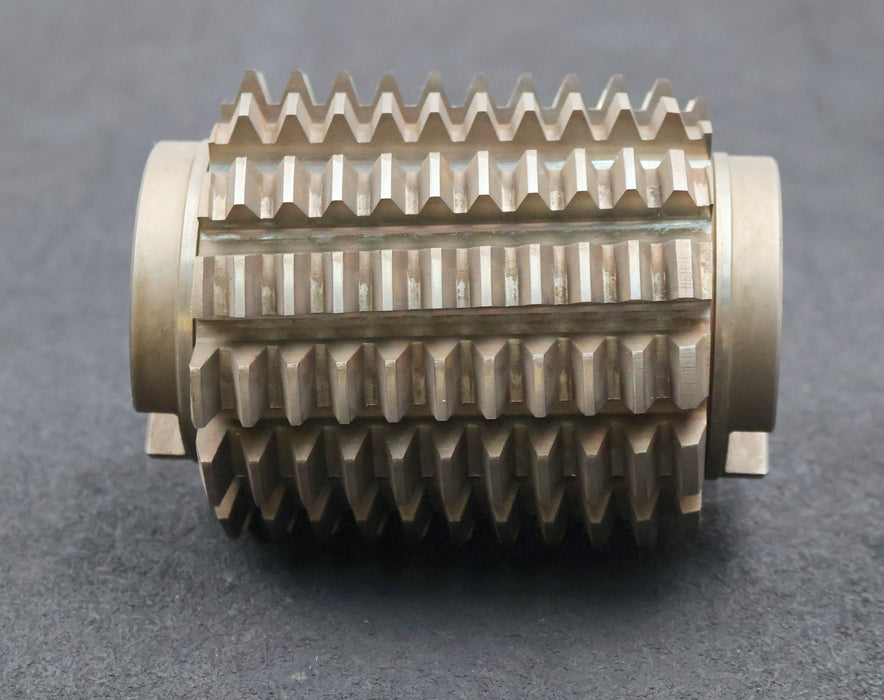 Bild des Artikels PWS-Zahnrad-Wälzfräser-gear-hob-m=-3mm-20°-EGW-Ø100x129xØ40mm-BPIII-2gg.-Re