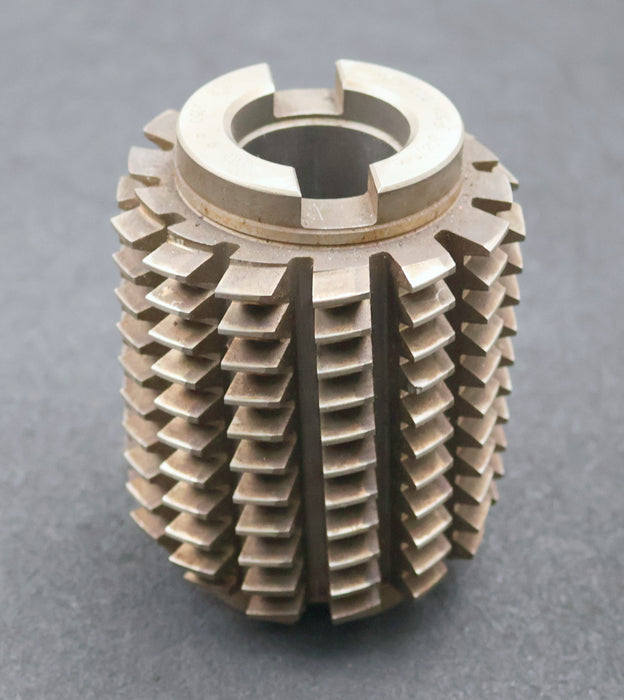 Bild des Artikels PWS-Zahnrad-Wälzfräser-gear-hob-m=-3mm-20°-EGW-Ø100x129xØ40mm-14-Spannuten