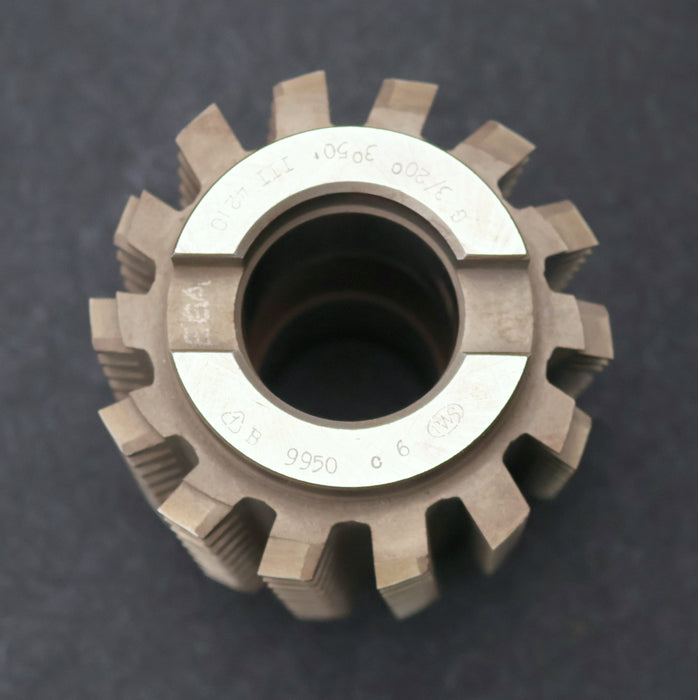 Bild des Artikels PWS-Zahnrad-Wälzfräser-gear-hob-m=-3mm-20°-EGW-Ø100x129xØ40mm-BPIII-2gg.-Rechts
