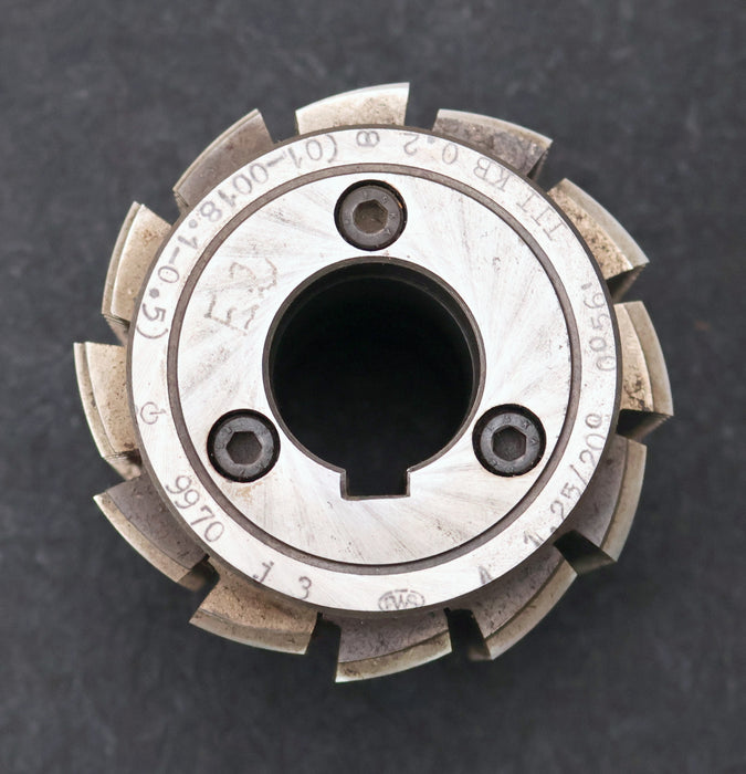 Bild des Artikels PWS-Zahnrad-Wälzfräser-gear-hob-m=-1,25mm-20°-EGW-Ø83x83xØ27mm-mit-LKN-BPIII