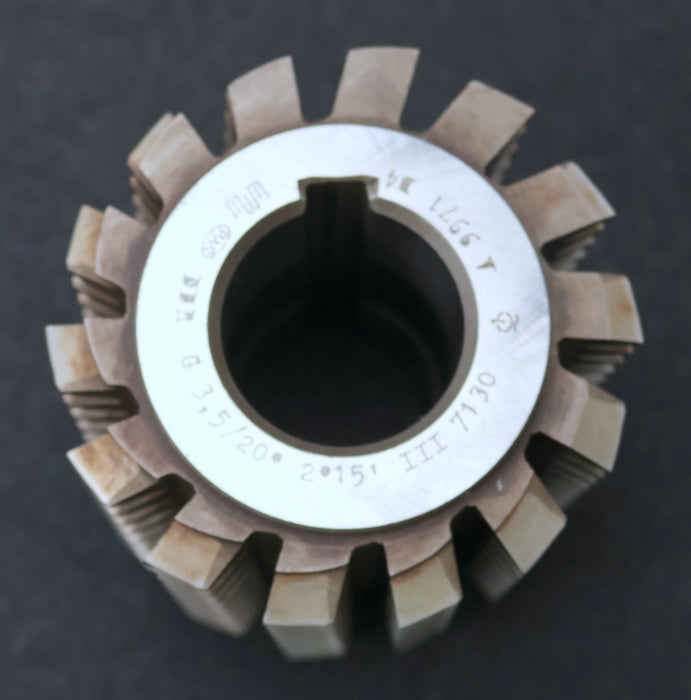 Bild des Artikels PWS-Zahnrad-Wälzfräser-gear-hob-m=-3,5mm-20°-EGW-Ø100x109xØ40mm-mit-LKN-BPIII