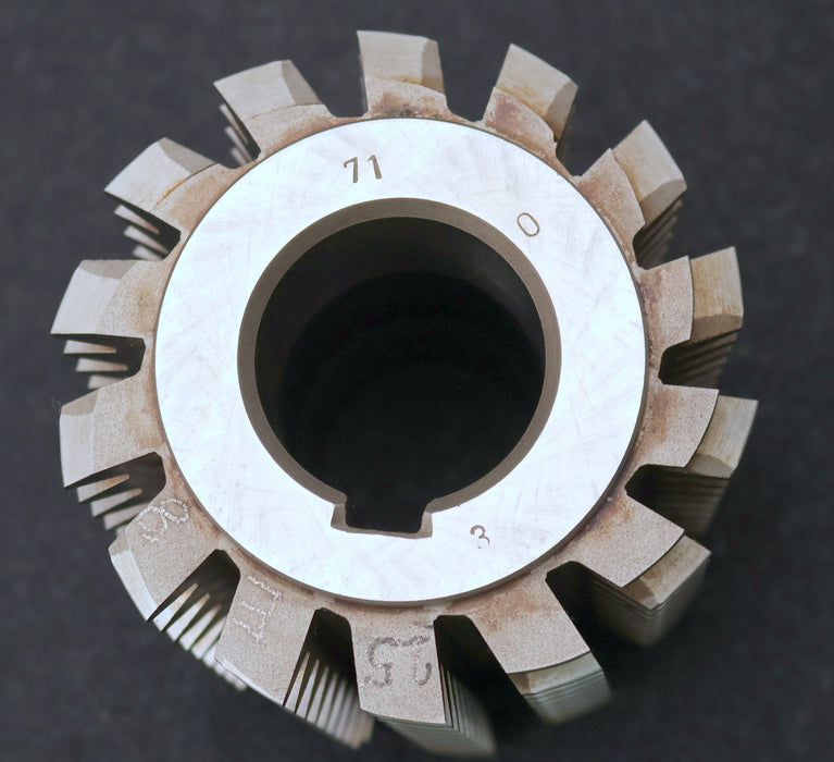 Bild des Artikels PWS-Zahnrad-Wälzfräser-gear-hob-m=-3,5mm-20°-EGW-Ø100x109xØ40mm-mit-LKN-BPIII
