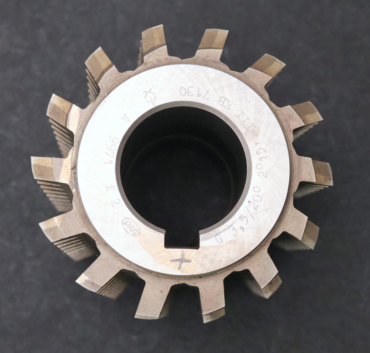 Bild des Artikels PWS-Zahnrad-Wälzfräser-gear-hob-m=-3,5mm-20°-EGW-Ø99x109xØ40mm-BPIII