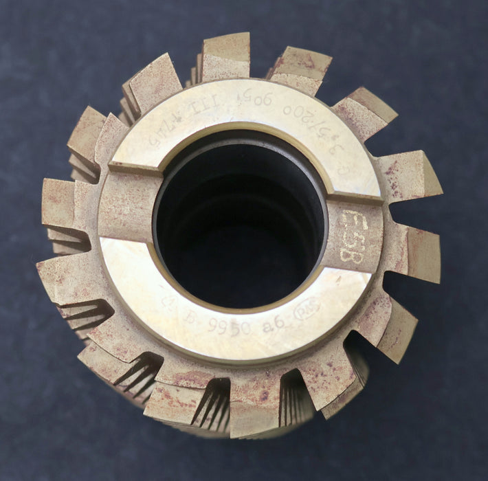 Bild des Artikels PWS-Zahnrad-Wälzfräser-gear-hob-m=-3,5mm-20°-EGW-Ø100x130xØ40mm-BPIII