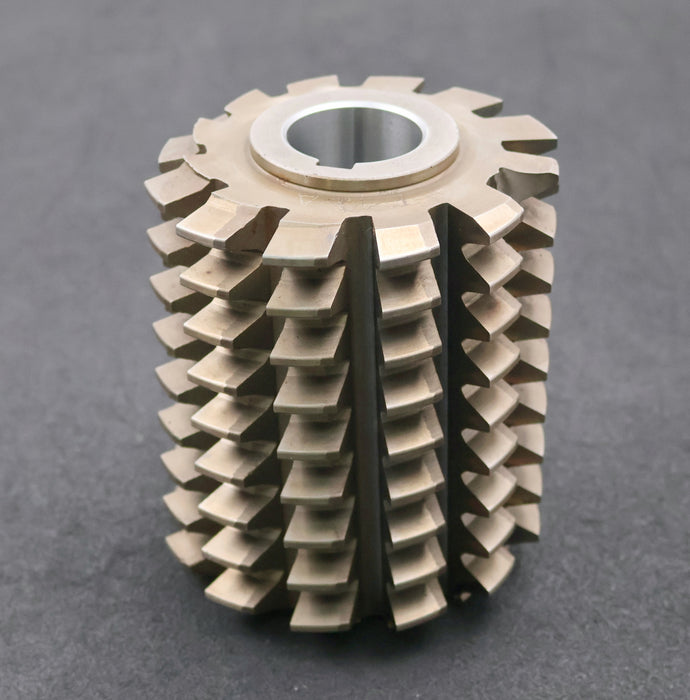 Bild des Artikels PWS-Zahnrad-Wälzfräser-gear-hob-m=-5mm-20°-EGW-Ø124x150xØ40mm-mit-LKN-BPIII