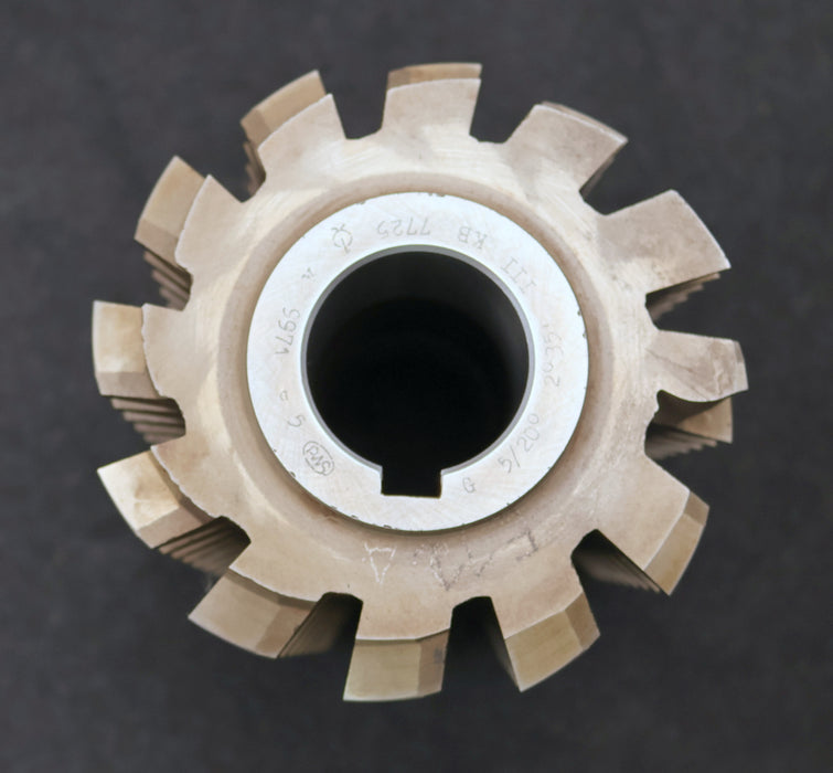 Bild des Artikels PWS-Zahnrad-Wälzfräser-gear-hob-m=-5mm-20°-EGW-Ø124x150xØ40mm-mit-LKN-BPIII