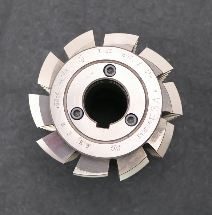 Bild des Artikels PWS-Zahnrad-Wälzfräser-gear-hob-Vorfräser-m=-4,5mm-20°-EGW-Ø120x122xØ32mm