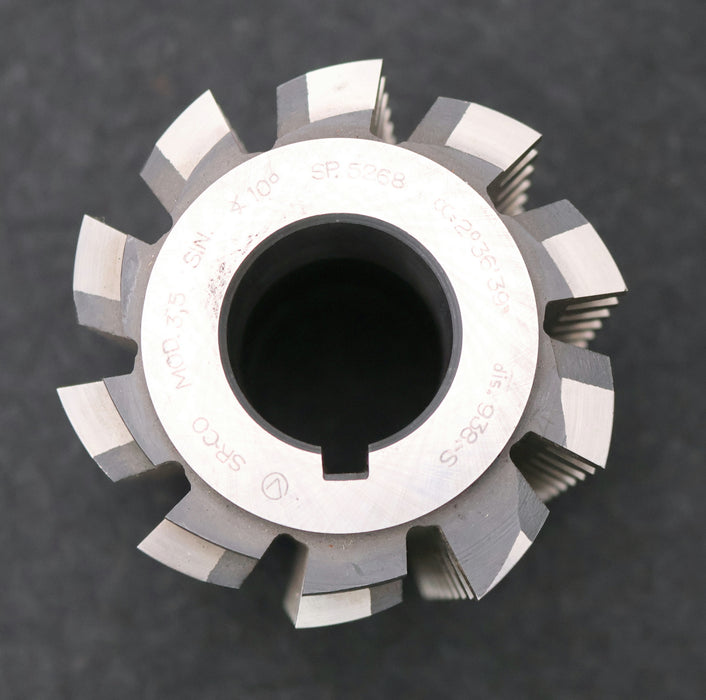 Bild des Artikels SR-CO-Zahnrad-Wälzfräser-gear-hob-m=-3,5mm-10°-EGW-Ø85x106xØ32mm-mit-LKN