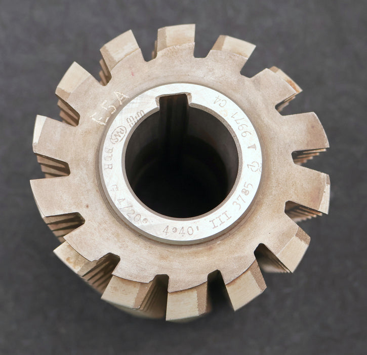 Bild des Artikels PWS-Zahnrad-Wälzfräser-gear-hob-m=-4mm-20°-EGW-Ø110x135xØ40mm-mit-LKN-BPIII