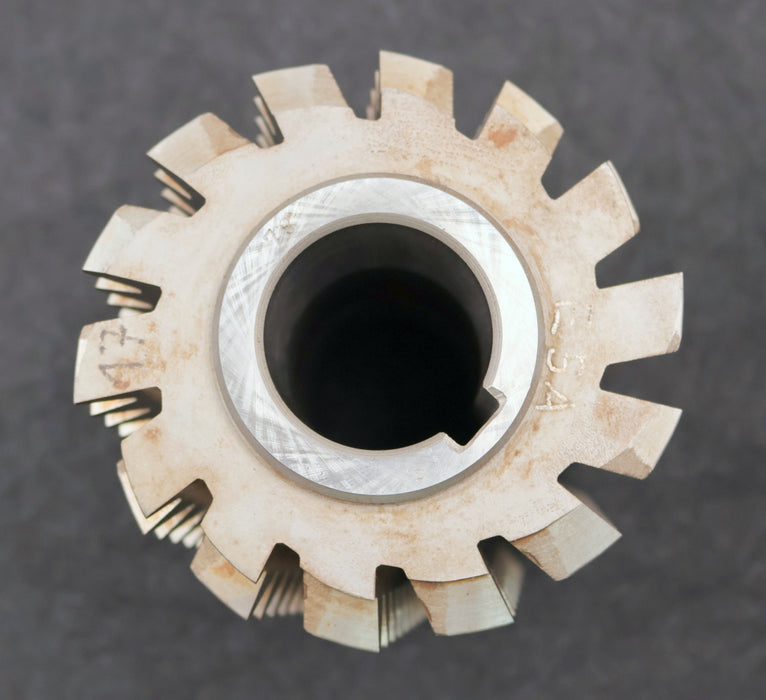 Bild des Artikels PWS-Zahnrad-Wälzfräser-gear-hob-m=-4mm-20°-EGW-Ø110x135xØ40mm-mit-LKN-BPIII