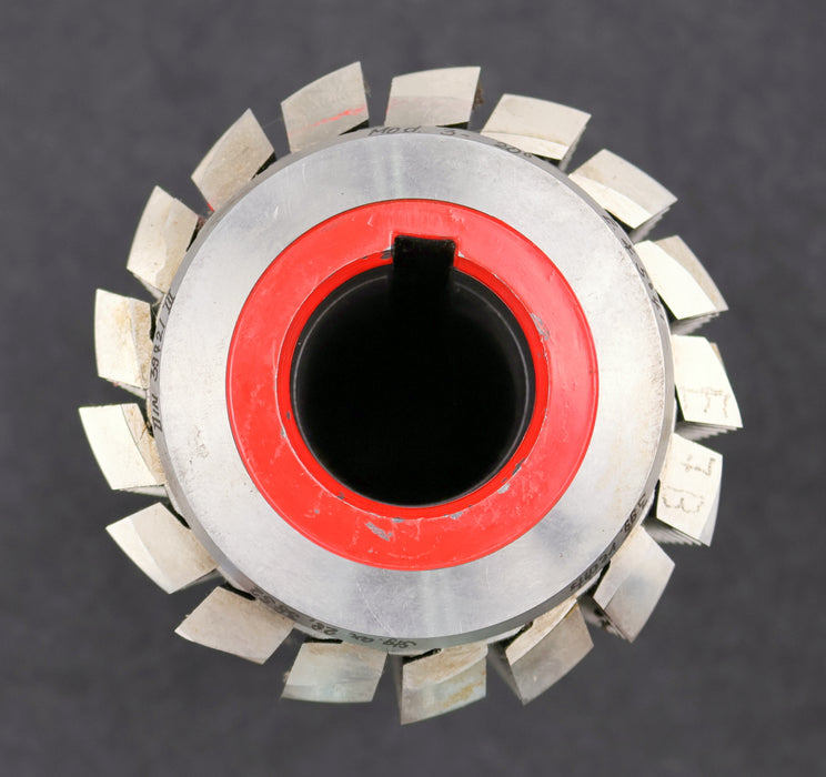 Bild des Artikels SAAZOR-Zahnrad-Wälzfräser-gear-hob-m=-3mm-20°-EGW-Ø114x207xØ40mm-mit-LKN-BPIII