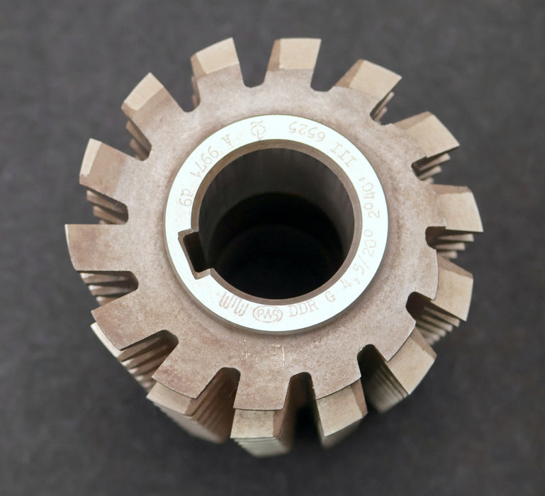 Bild des Artikels PWS-Zahnrad-Wälzfräser-gear-hob-m=-4,5mm-20°-EGW-Ø110x136xØ40mm-mit-LKN-BPIII