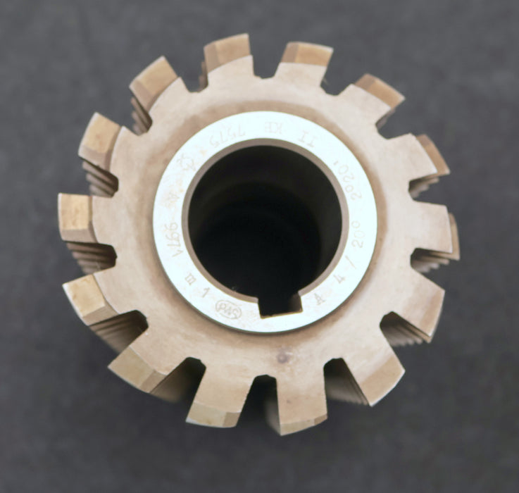 Bild des Artikels PWS-Zahnrad-Wälzfräser-gear-hob-m=-4mm-20°-EGW-Ø110x136xØ40mm-mit-LKN-BPII