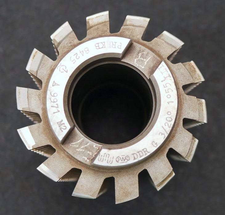 Bild des Artikels PWS-Zahnrad-Wälzfräser-gear-hob-m=-3mm-20°-EGW-Ø98x128xØ40mm-mit-Protuberanz