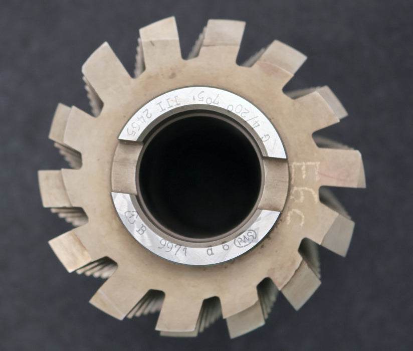 Bild des Artikels PWS-Zahnrad-Wälzfräser-gear-hob-m=-4mm-20°-EGW-Ø110x158xØ40mm-BPIII-3gg.-Re