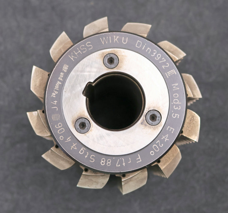 Bild des Artikels FETTE-Zahnrad-Wälzfräser-gear-hob-m=-3,5mm-20°-EGW-Ø110x112xØ32mm-LKN-BPIII