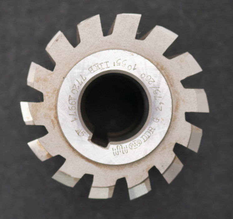 Bild des Artikels PWS-Zahnrad-Wälzfräser-gear-hob-m=-2,75mm-20°-EGW-Ø90x89xØ32mm-mit-LKN-BPII