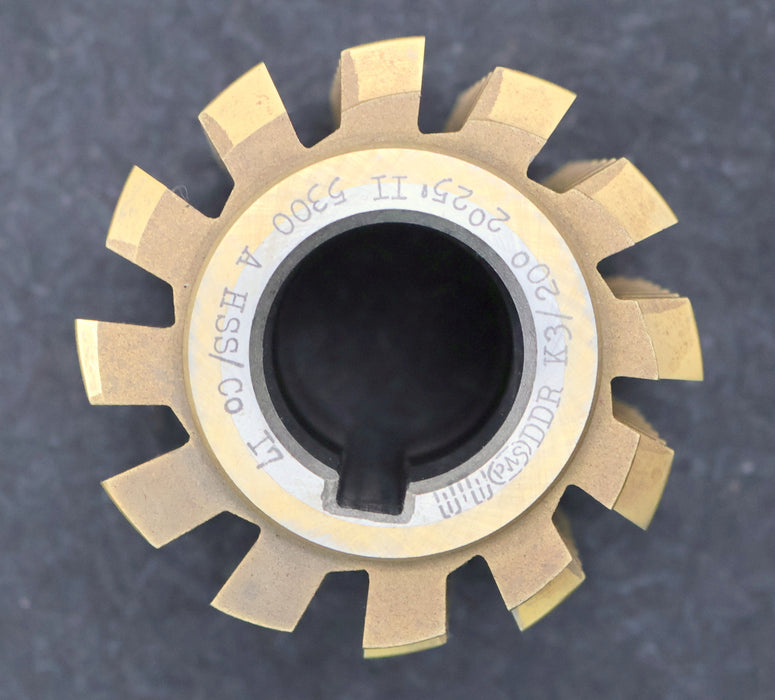 Bild des Artikels PWS-Zahnrad-Wälzfräser-gear-hob-m=-3mm-20°-EGW-Ø79x71xØ32mm-mit-LKN-BPII