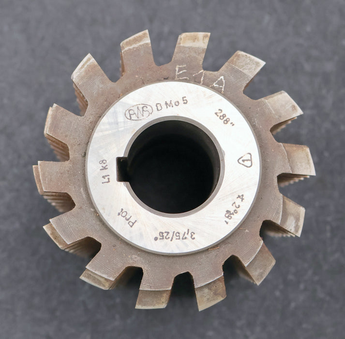 Bild des Artikels PWS-Zahnrad-Wälzfräser-gear-hob-m=-3,75mm-25°-EGW-Ø100x92xØ32mm-mit-LKN
