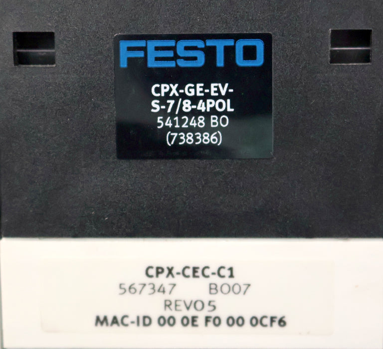 Bild des Artikels FESTO-Terminal-CPX-Bestehend-aus-Mat.Nr.-197330-+-541248-+--567347-+--195714