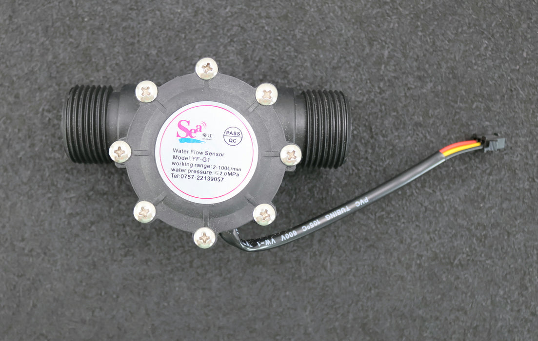 Bild des Artikels SEA-Wasser-Durchflusssensor-Water-Flow-Sensor-YF-G1-2-100L/min-2,0MPa-unbenutzt