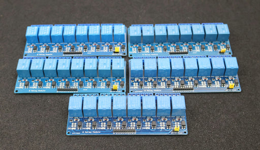 Bild des Artikels 5x-8-Kanal-Relaismodul-Platine-5V-EL880003-unbenutzt