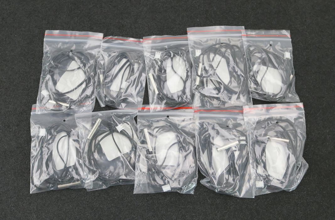 Bild des Artikels 10x-NTC-Temperaturfühler-A17-28-A-01-in-Edelstahlhülse-Kabellänge-1m-unbenutzt