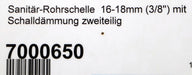 Bild des Artikels MUPRO-28x-Rohrschelle-16-18mm-(3/8'')-mit-Schaldämmung-Art.Nr.-7000650-gebraucht