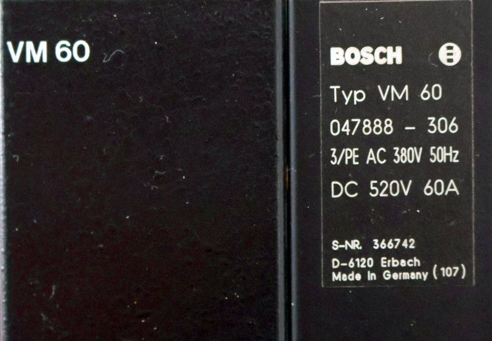 Bild des Artikels BOSCH-!-overhauled-and-tested-!-Versorgungsmodul-Typ-VM-60-047888-306-380VAC