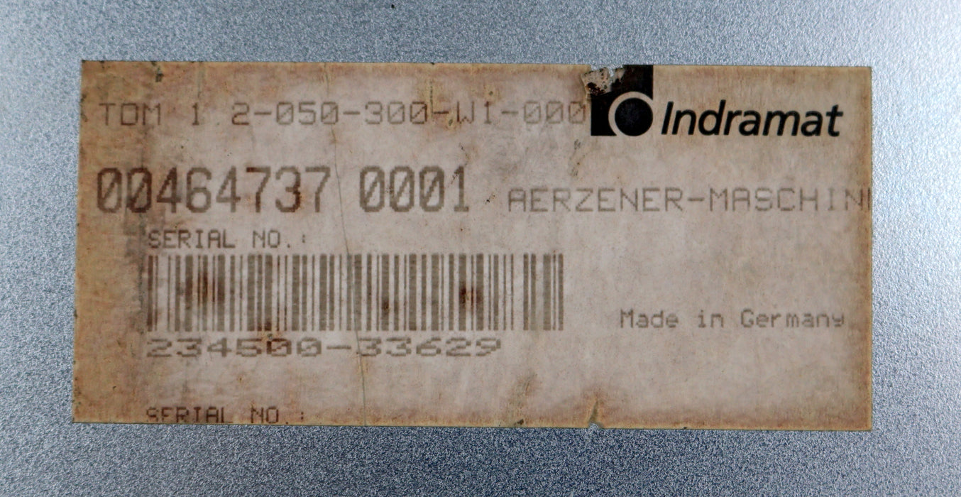 Bild des Artikels INDRAMAT-!-overhauled-and-tested-!-AC-Servo-Controller-TDM-1.2-050-300-W1-000