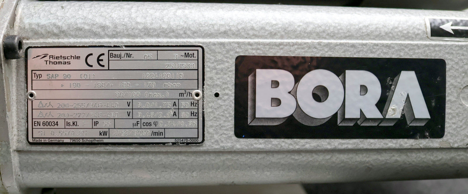 Bild des Artikels RIETSCHLE-THOMAS-Seitenkanalverdichter-Typ-SAP-90-+190-190/+180-170mbar