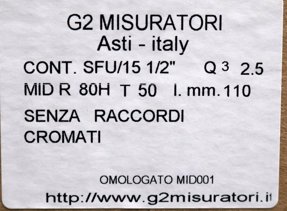 Bild des Artikels G2-MISURATORI-Wasserzähler-CONT.-SFU/15-1/2''-Q³-2,5-MID-R-80H-T-50