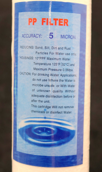 Bild des Artikels PP-Filter-40''-Filtereinsatz-5µm-Ø-63mm-Länge-40''-(102cm)-unbenutzt-in-OVP