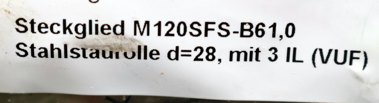Bild des Artikels IWIS-Steckglied-M120SFS-B61,0-Art.Nr.-282509-Ø-28mm-mit-3-IL-(VUF)-unbenutzt