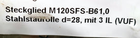 Bild des Artikels IWIS-Steckglied-M120SFS-B61,0-Art.Nr.-282509-Ø-28mm-mit-3-IL-(VUF)-unbenutzt