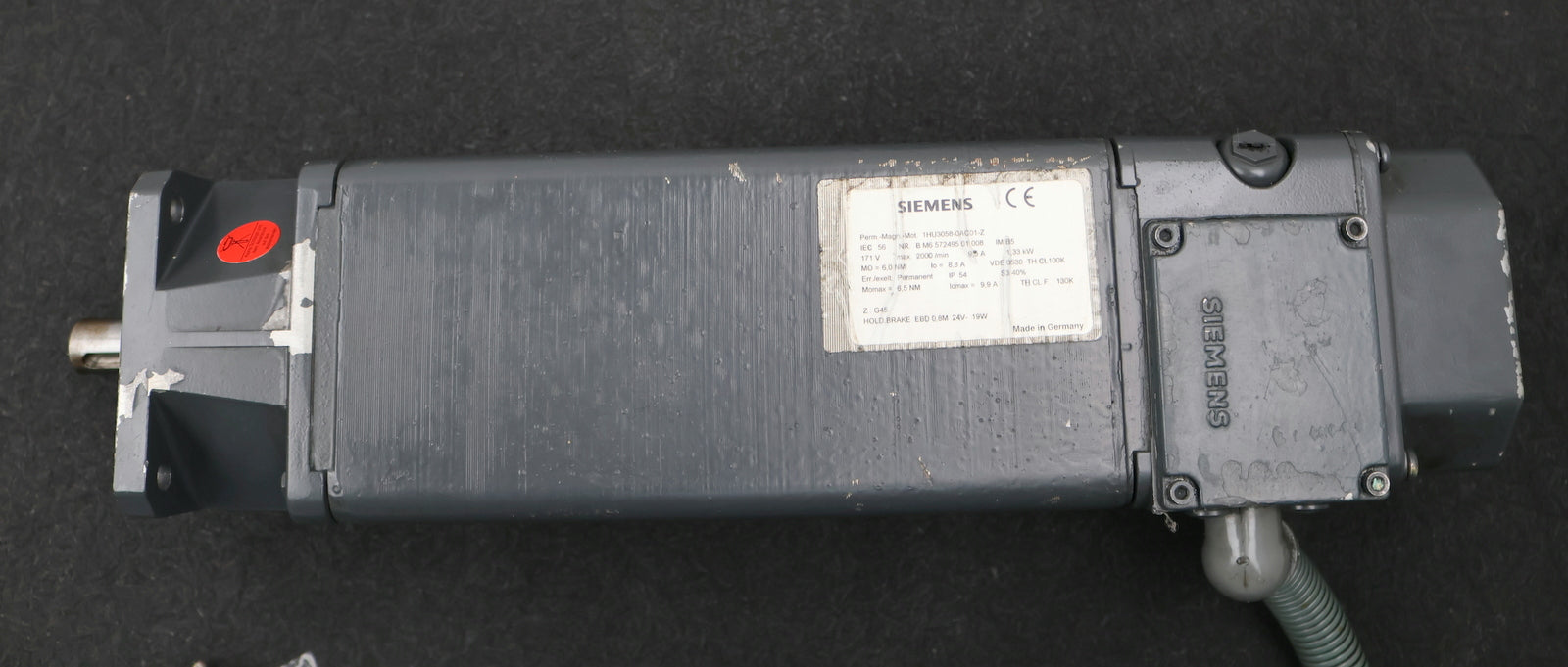 Bild des Artikels SIEMENS-Servomotor-1HU3058-0AC01-Z-171V-1,33kW-9,5A-max-2000/min-MO=-6,0NM