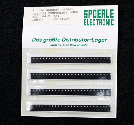 Bild des Artikels SPOERLE-100x-Dioden-BZX-84-C-5V6-BLISTER-unbenutzt-in-OVP