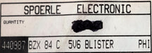 Bild des Artikels SPOERLE-100x-Dioden-BZX-84-C-5V6-BLISTER-unbenutzt-in-OVP