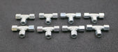 Bild des Artikels 8x-T-Verschraubung-aus-Stahl-für-6mm-Rohre-unbenutzt