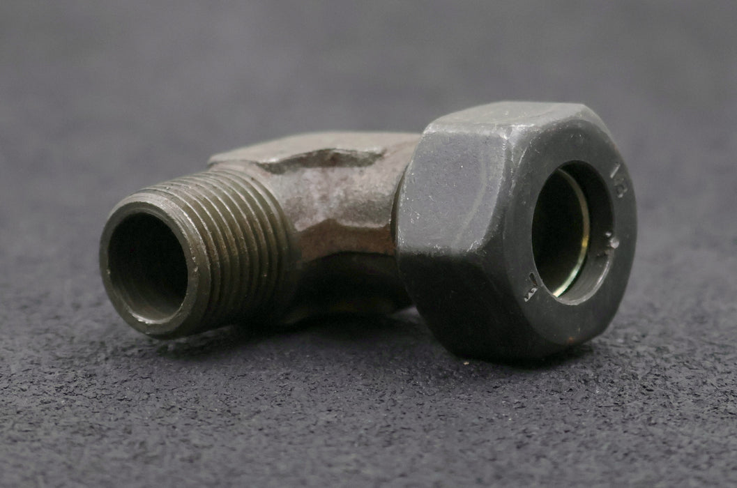 Bild des Artikels ARCO-5x-90°-Winkelrohrverschraubung-aus-Stahl-für-18mm-Rohre-unbenutzt