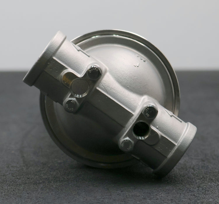 Bild des Artikels Edelstahl-Filtergehäuse-Größe-10''-Anschluß-1''-mit-2-Schraublöcher-unbenutzt